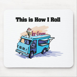 Mousepad Como eu rolo (Caminhão Sorvete)