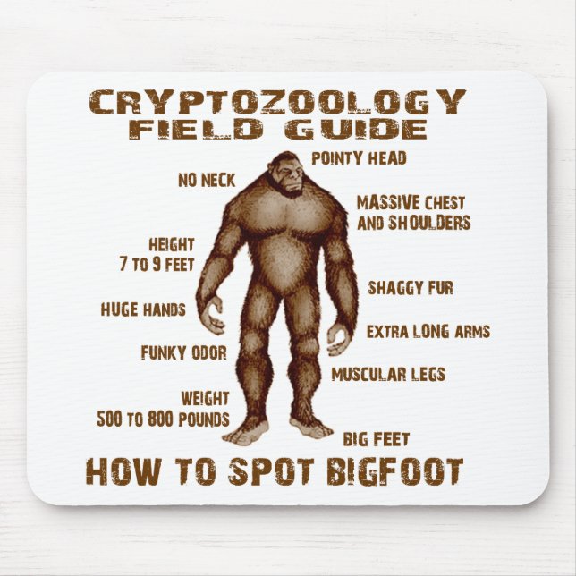 Mousepad COMO MANCHAR BIGFOOT - guia do campo do (Frente)