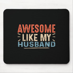 Mousepad Como minha família de Dias de os pais Wi, Vintage,