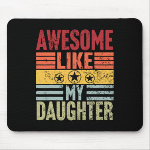 Mousepad Como Minha Filha Oferece Aos Homens Um Pai Engraça