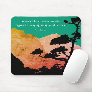 Mousepad Como mover umas citações da filosofia de Confucius