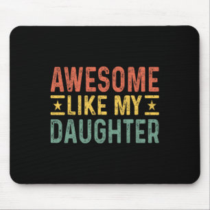 Mousepad Como O Dia de os pais De Aniversário Da Minha Filh
