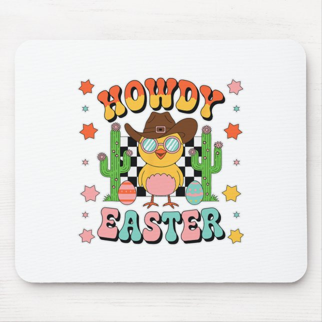 Mousepad Como os Pintinhos de cowboy me projetam Felz pasco (Frente)