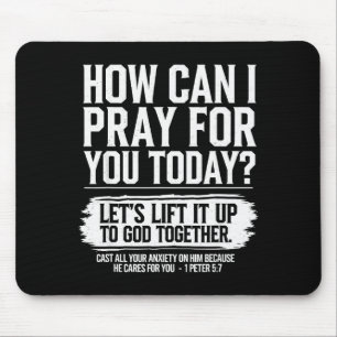 Mousepad Como Posso Orar Por Você Hoje Preciso Da Bíblia Cr