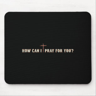 Mousepad Como Posso Orar Por Você Jesus Cruz Gráfico Cristã