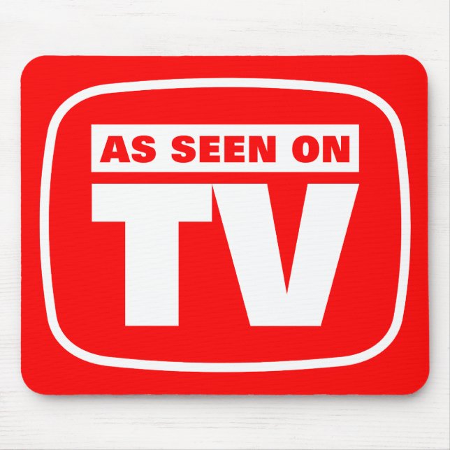 Mousepad Como visto na tevê (Frente)