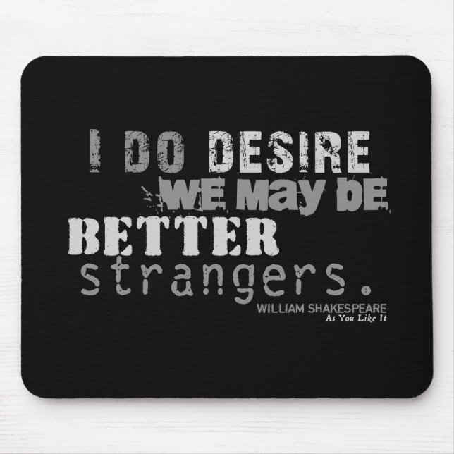 Mousepad Como você gosta d de insultar (B&W) (Frente)