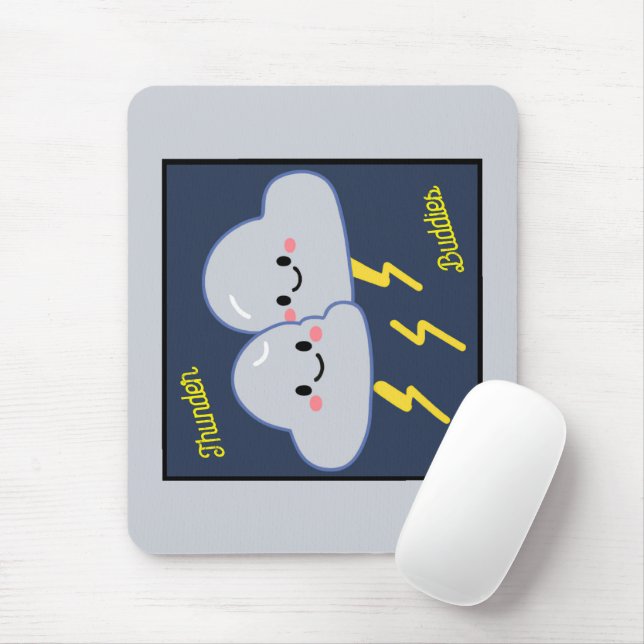 Mousepad Companheiros de Trovão (Com mouse)