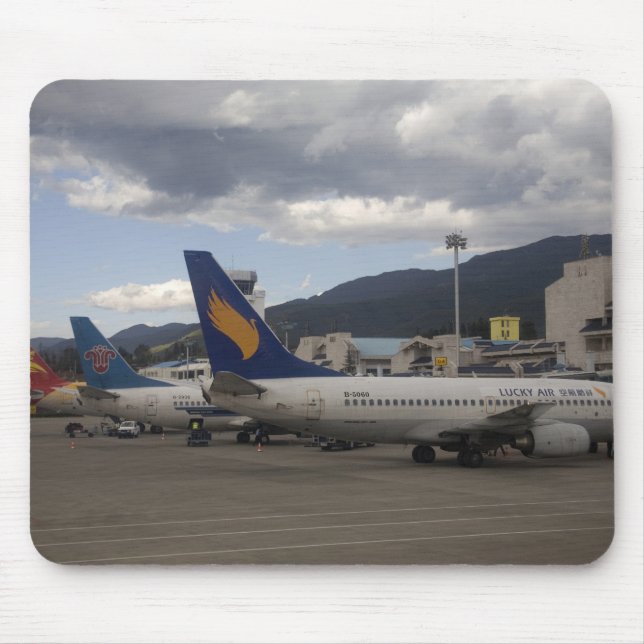 Mousepad Companhias aéreas nacionais chinesas alinhadas em (Frente)