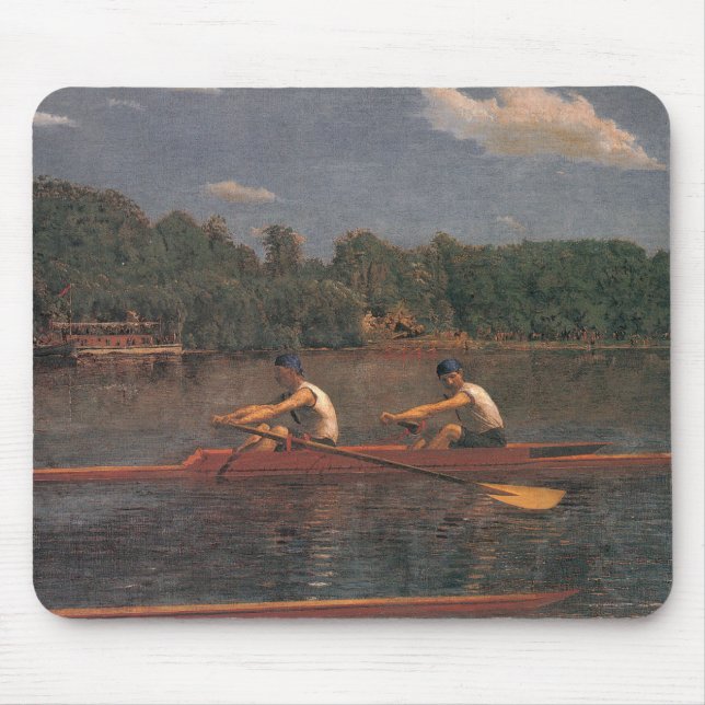Mousepad Competição de Barco a Remo no Rio (Frente)