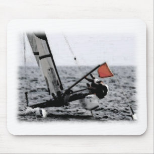 Mousepad Competição Velejando Foto Catamaran