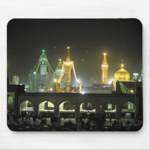 Mousepad Complexo do Santuário do Imame Reza à noite, Mashh