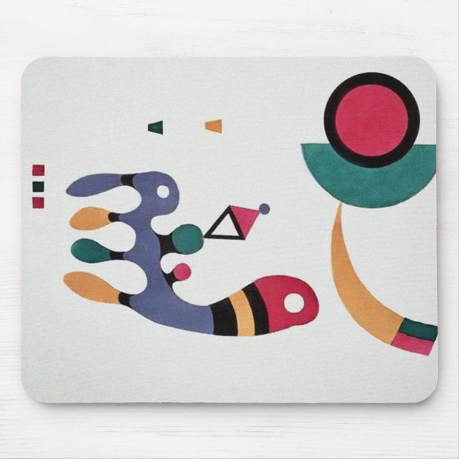 Mousepad Composição Abstração Biomórfica - Kandinsky (Frente)