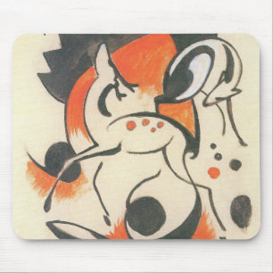 Mousepad Composição com Two Deer por Franz Marc