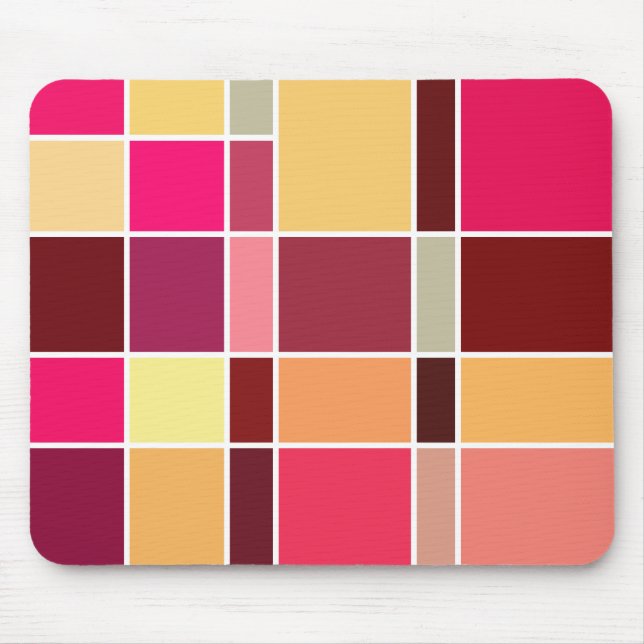 Mousepad Composição de Abstrato de cor (Frente)