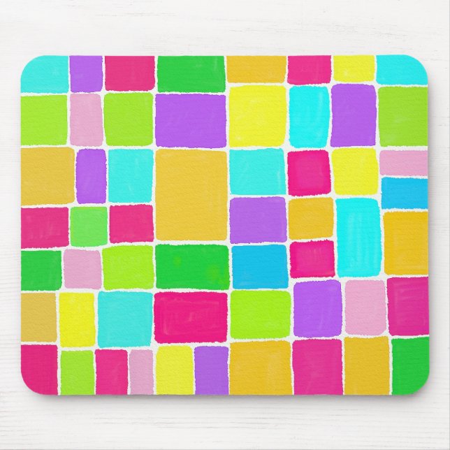 Mousepad Composição de Aquarela (Frente)