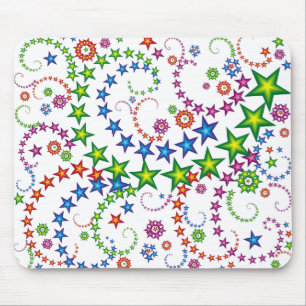 Mousepad composição vívida das estrelas