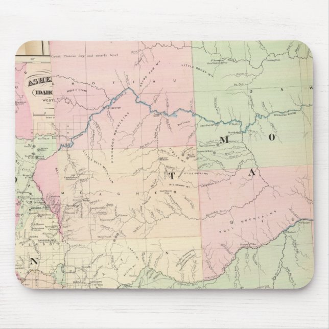 Mousepad Composite Montana, Idaho (Frente)