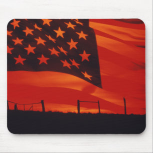 Mousepad Composto digital da bandeira americana