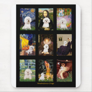 Mousepad Composto Famoso Art Bichon Frise