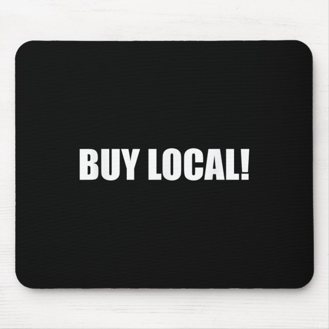 Mousepad Compre Local Proteção Ambiental, Bem-Estar Animal (Frente)