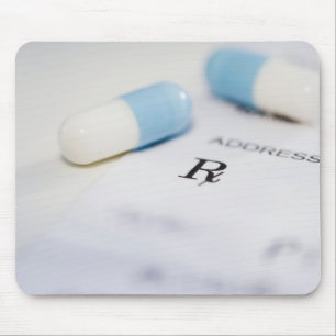 Mousepad Comprimidos na prescrição escrita