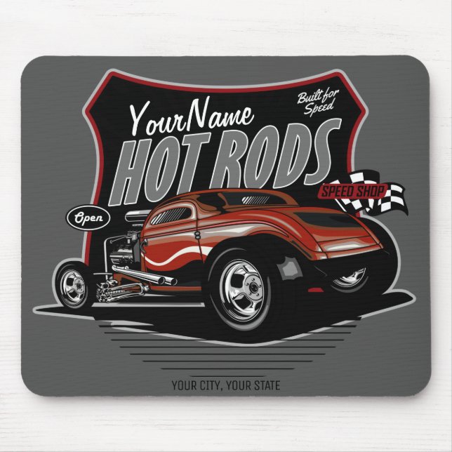 Mousepad Compro Personalizado de Velocidade do Soquete Verm (Frente)