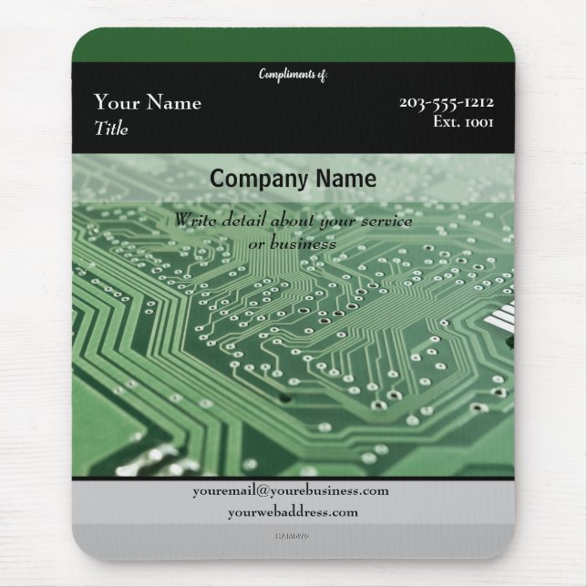 Mousepad Computador Bloco de promocional - HAMbyWG (Frente)