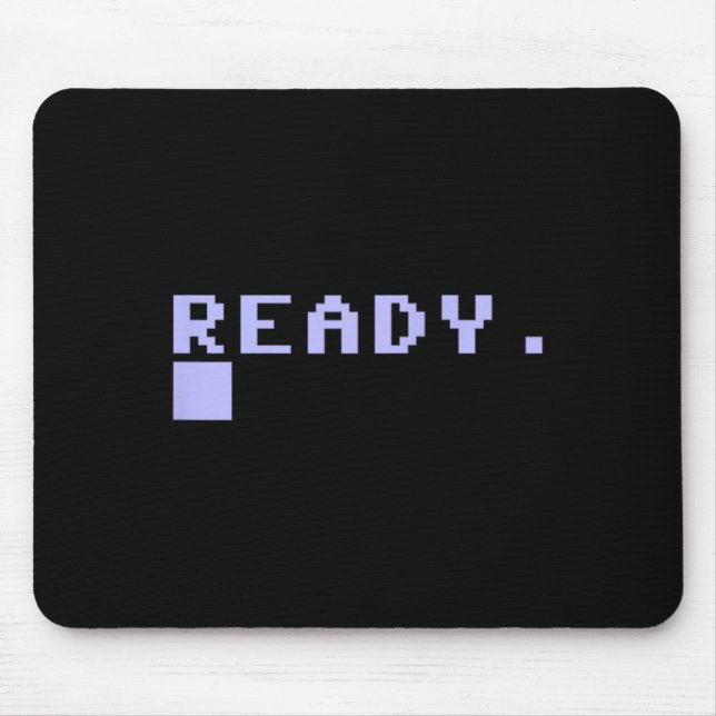 Mousepad Computador Doméstico C64 Pronto Gamer Retro dos An (Frente)