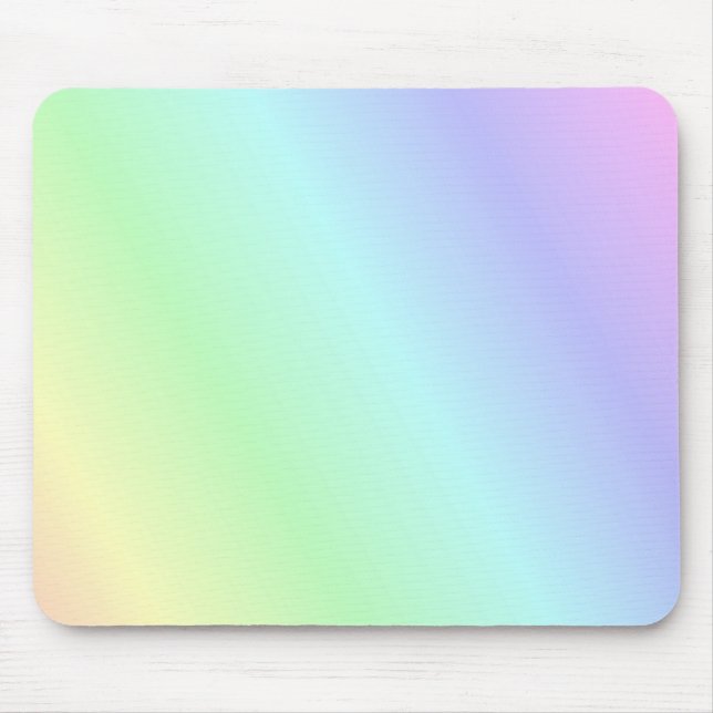 Mousepad Computador Pastel Rainbow Boho (Frente)