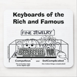 Mousepad Computious & DotComplicated (TM) Bling-Bling
