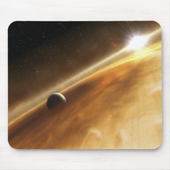 Mousepad Conceito artístico da estrela Fomalhaut (Frente)