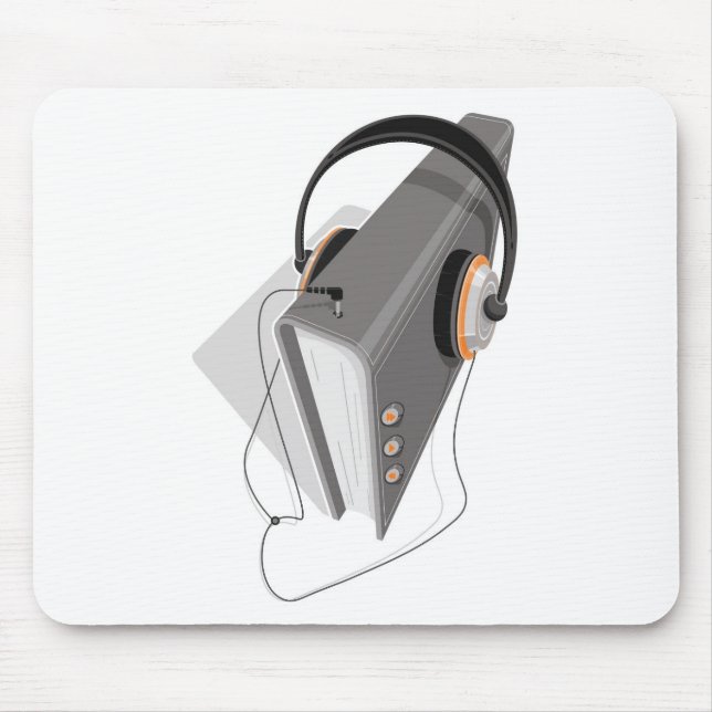 Mousepad Conceito de Audiobook (Frente)