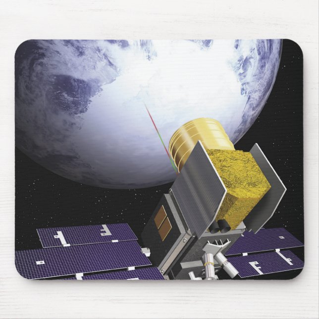 Mousepad Conceito do artista do gelo, nuvem (Frente)