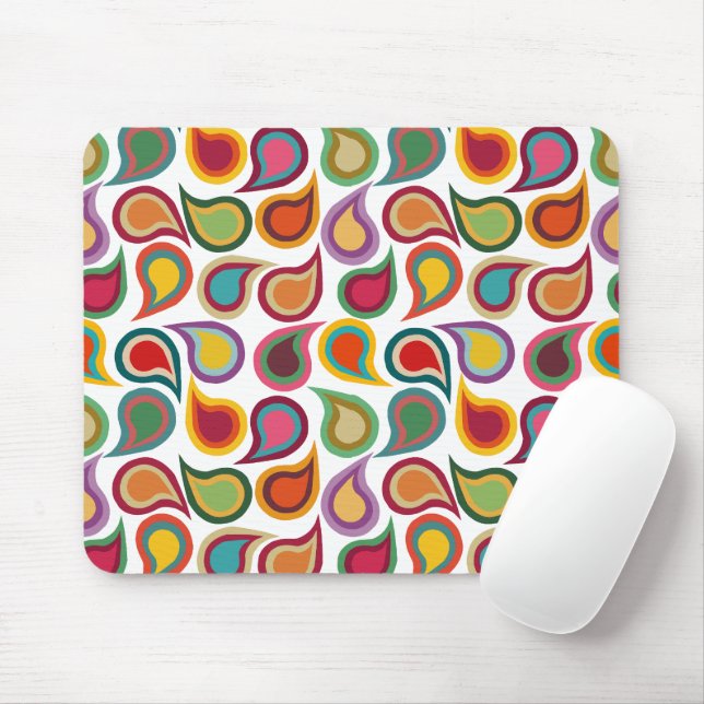 Mousepad Concentric Paisleys (Com mouse)