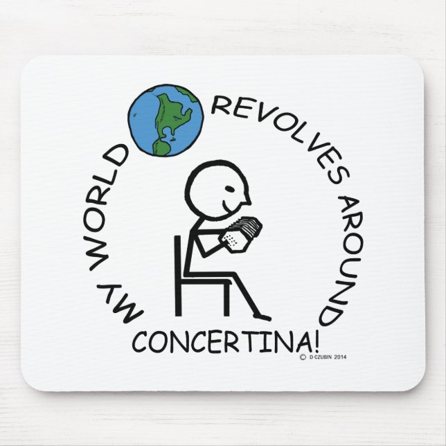 Mousepad Concertina - Mundo Revola-se (Frente)