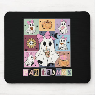 Mousepad Conchas Assustadoras de Fantasmas do Halloween Mex