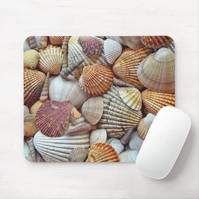 Mousepad Conchas do Mar (Com mouse)