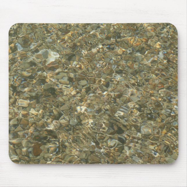 Mousepad Conchas Sob Água Ondulante (Frente)