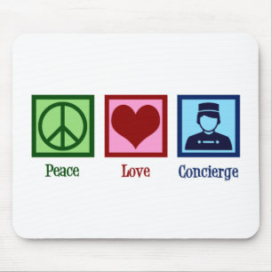 Mousepad Concierge de Amor pela Paz