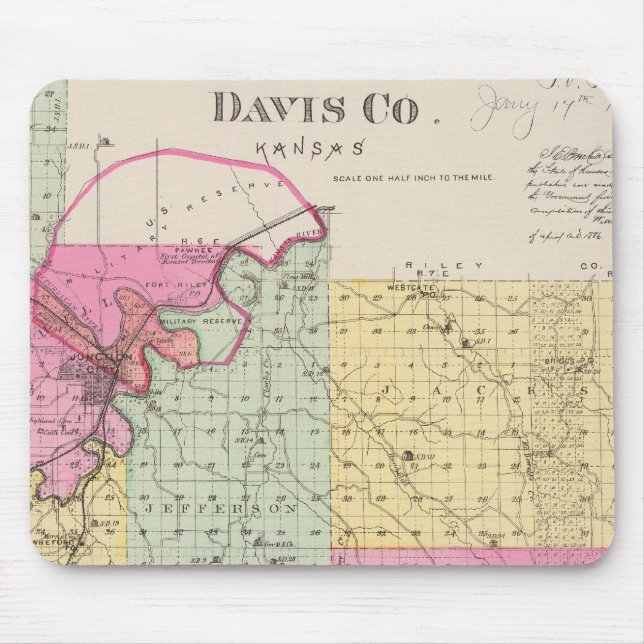 Mousepad Condado de Davis (Frente)