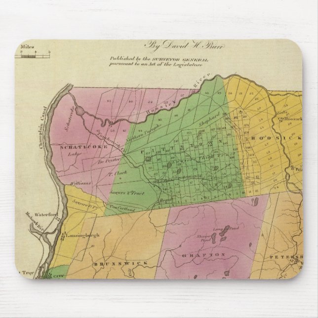 Mousepad Condado de Rensselaer (Frente)
