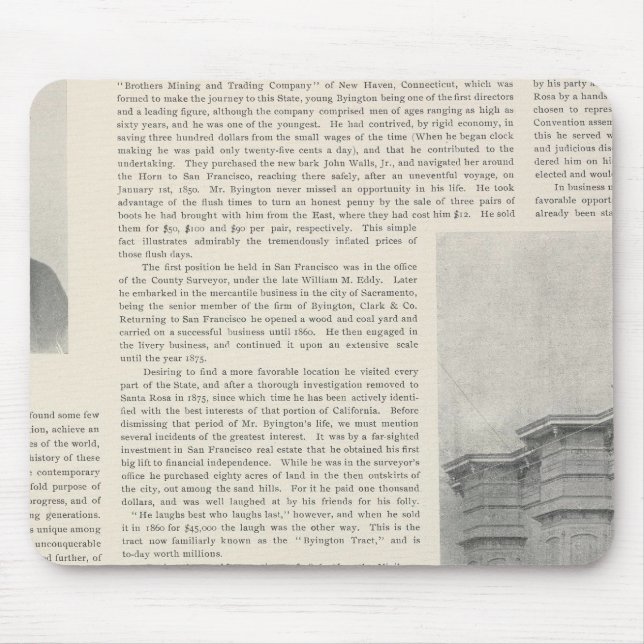 Mousepad Condado de Sonoma, Califórnia 25 (Frente)