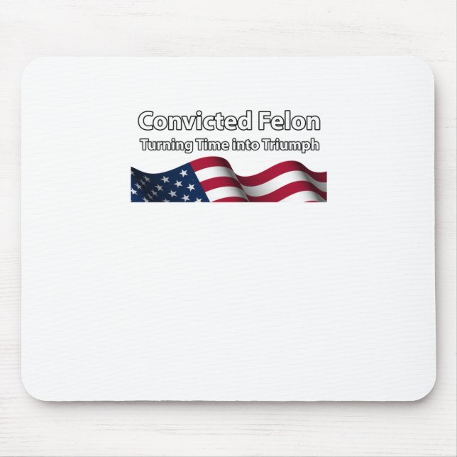 Mousepad Condenado Felon Transformando Tempo Em Triunfo (Frente)