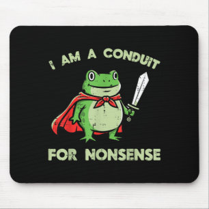 Mousepad Conduto de Sapo para Homens de Meme Engraçado Sem