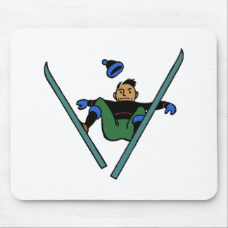 Mousepad Conduzem esqui Puro acidente accident skiing