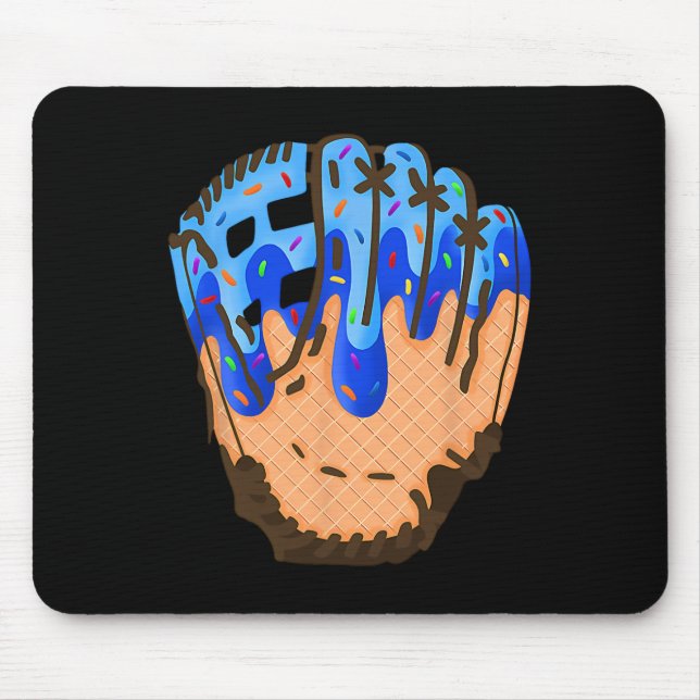 Mousepad Cone de Sorvete Bysebyll Glove Gotejamento 2  (Frente)