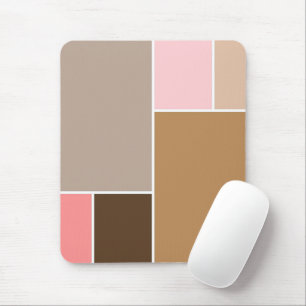 Mousepad Conexão de blocos de cores da Seashell
