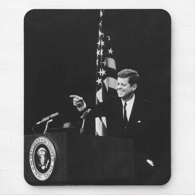 Mousepad Conferência de John Kennedy 35º Presidente dos EUA (Frente)