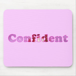 Mousepad Confidente com flores cor-de-rosa